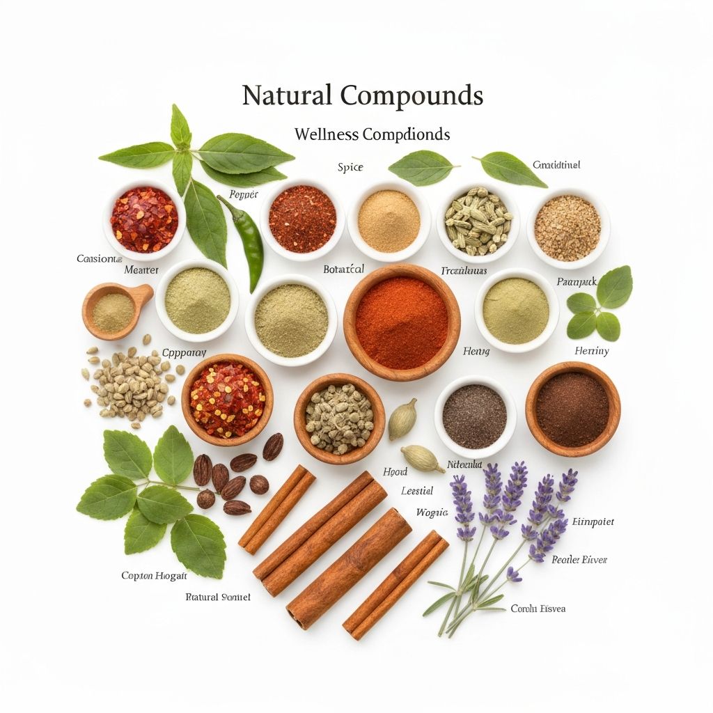 Natural wellness compounds and botanical ingredients